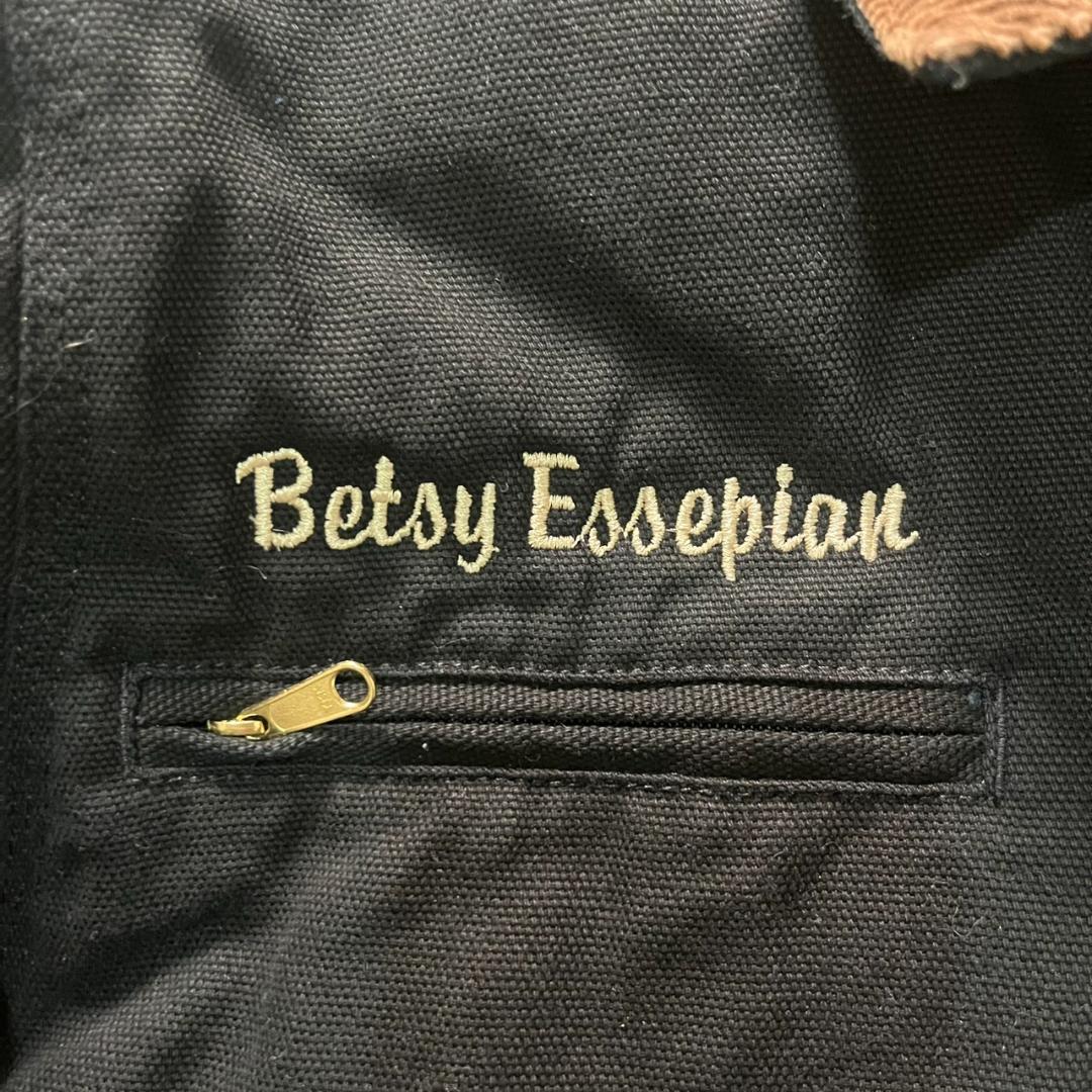 00s 古着 tri-mountain デトロイトジャケット ブラック ダック地