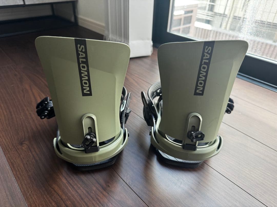 サロモン スノーボード ビンディング リズム Sサイズ グリーン