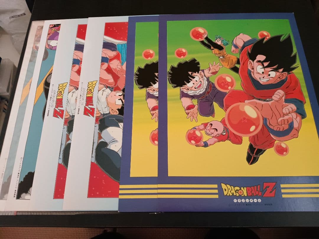 ドラゴンボールZ 　デラックスカード　当たり　蛍光カード　3種類 7枚セット