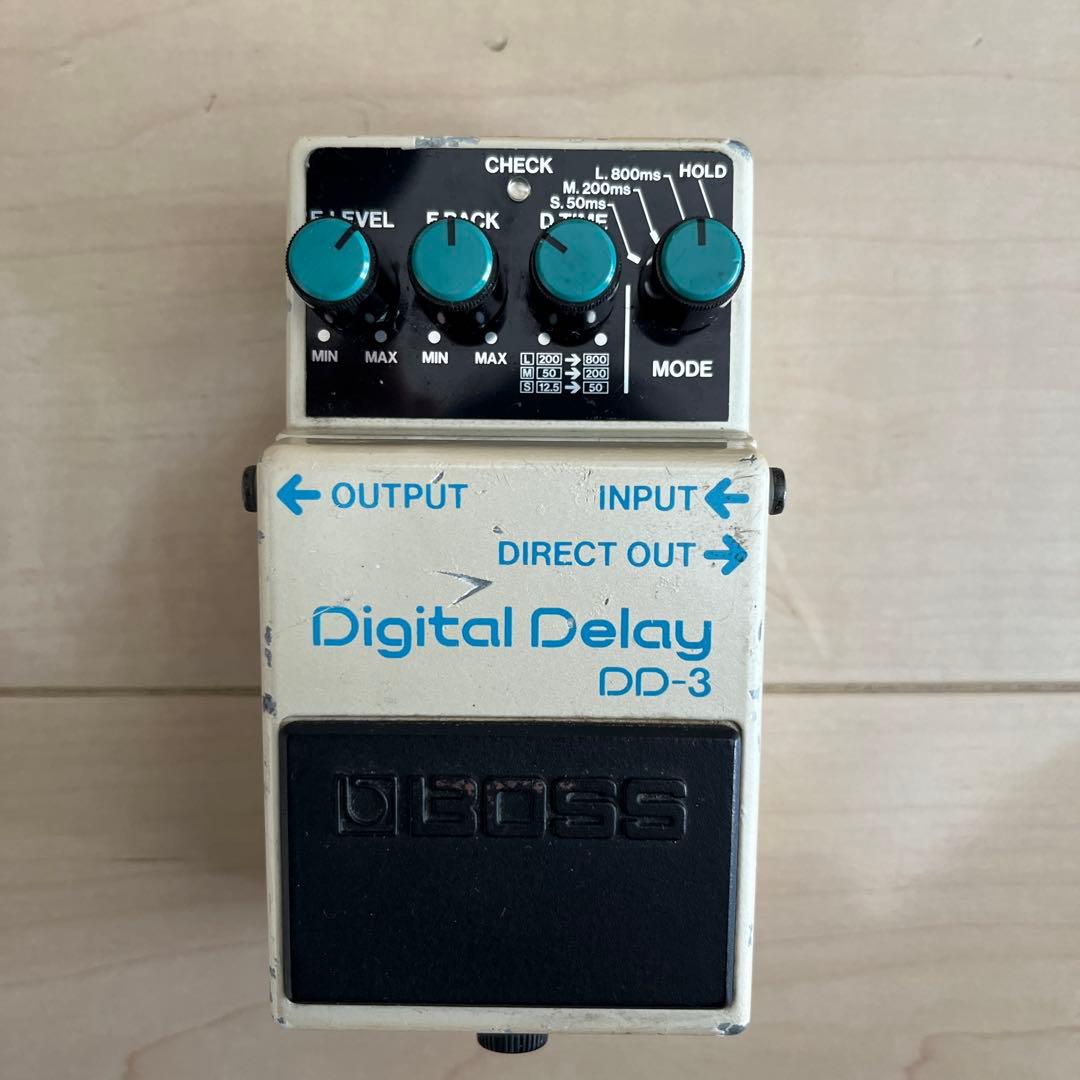 BOSS Digital Delay デジタルディレイ DD-3 青LED