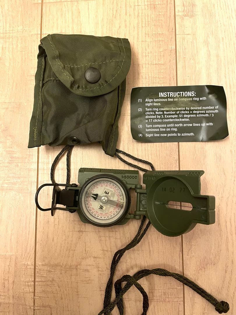 米軍放出品　CAMMENGA Model27 U.Sコンパス 収納ケース S25