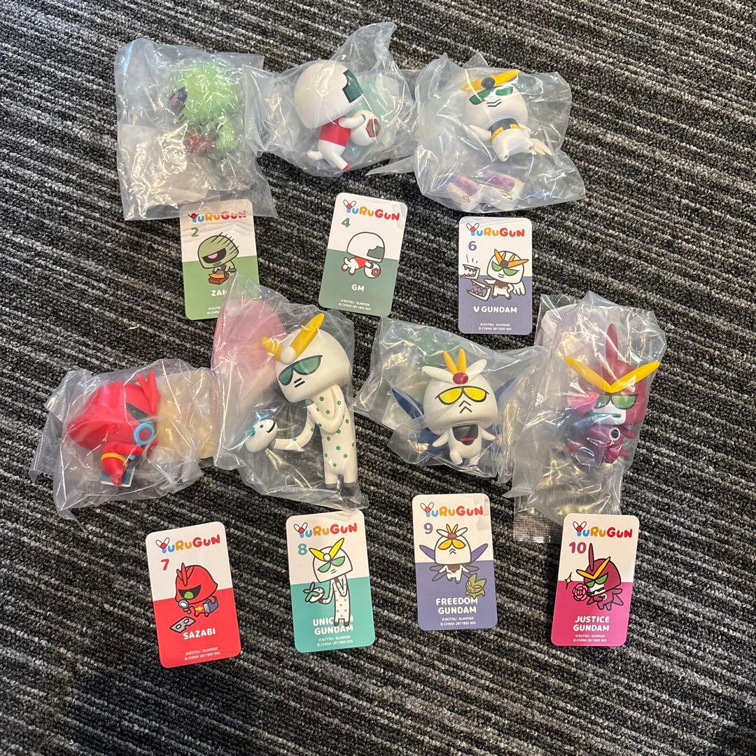 ガンダム　フィギュア　ゆるガン　YuRuGuN wave1 7種類