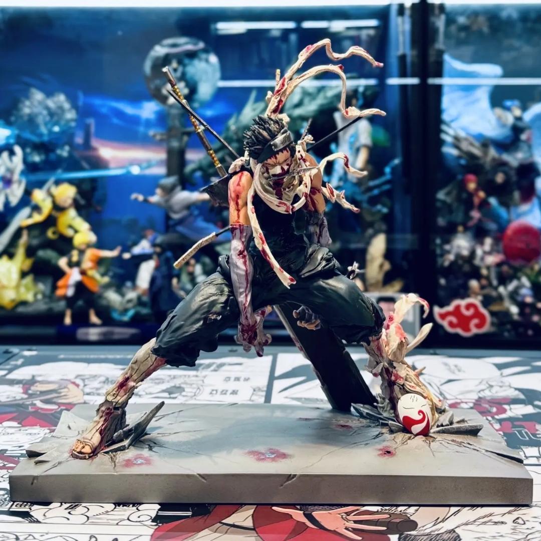 ナルト 疾風伝 桃地再不斬 ガレージキット ももち ザブザ フィギュア