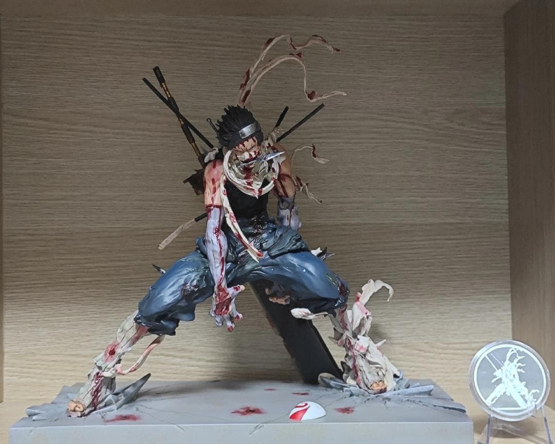 ナルト 疾風伝 桃地再不斬 ガレージキット ももち ザブザ フィギュア