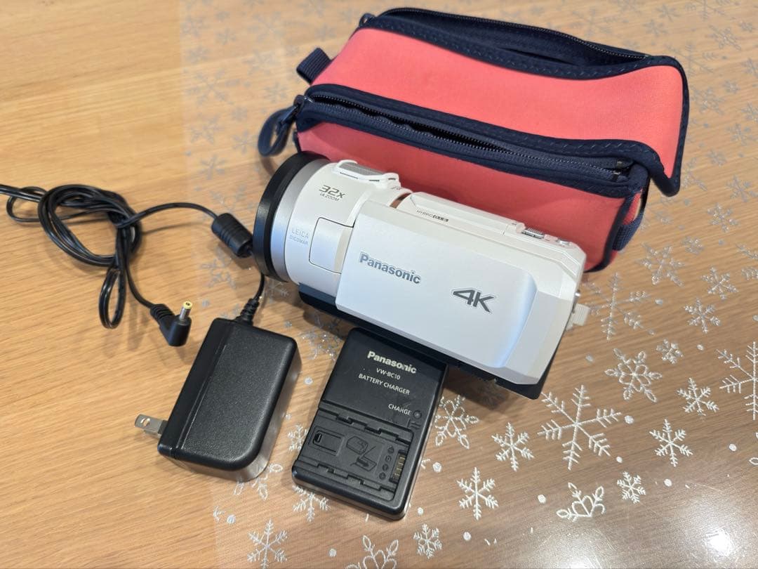 美品✨パナソニック4K ビデオカメラ/vanguard Vista三脚セット レンタル] ソニー 4Kビデオカメラ FDR-AX45A + 三脚 GX6400 Video