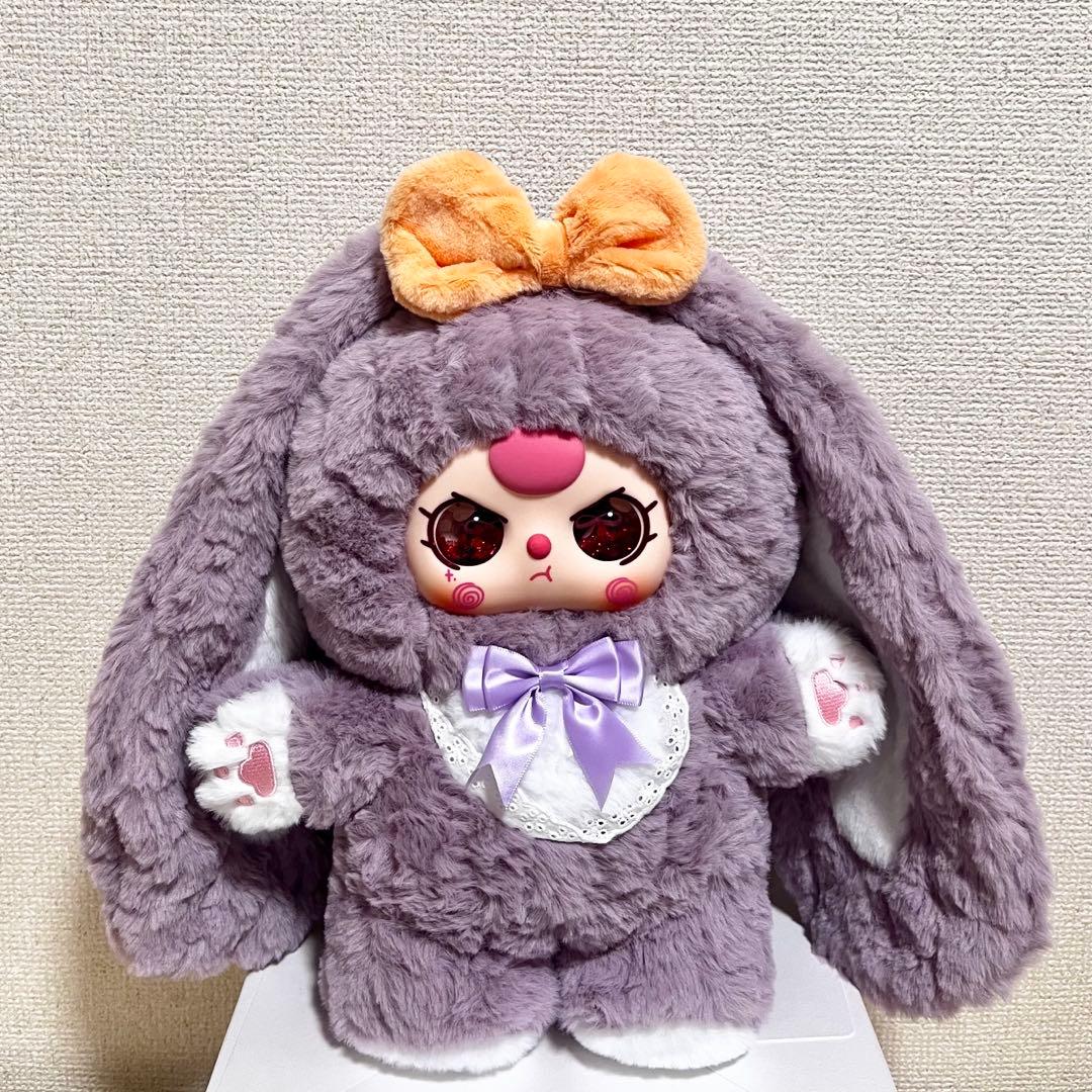 babythree 400% 4代目 V4 垂れ耳 うさぎ 紫 オイル目 - メルカリ