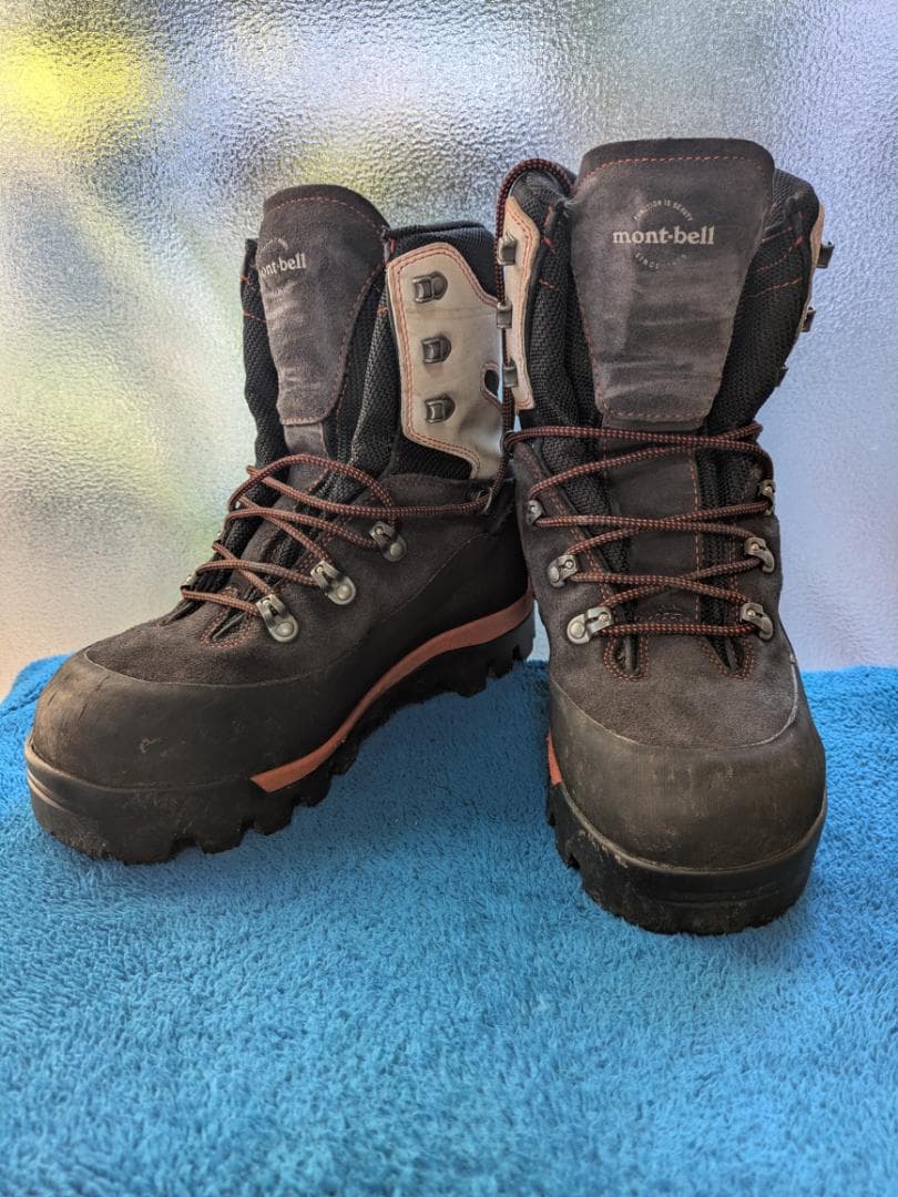 ★モンベル　プロテクションロガーブーツ　25.0★中古　チェンソーブーツ　林業