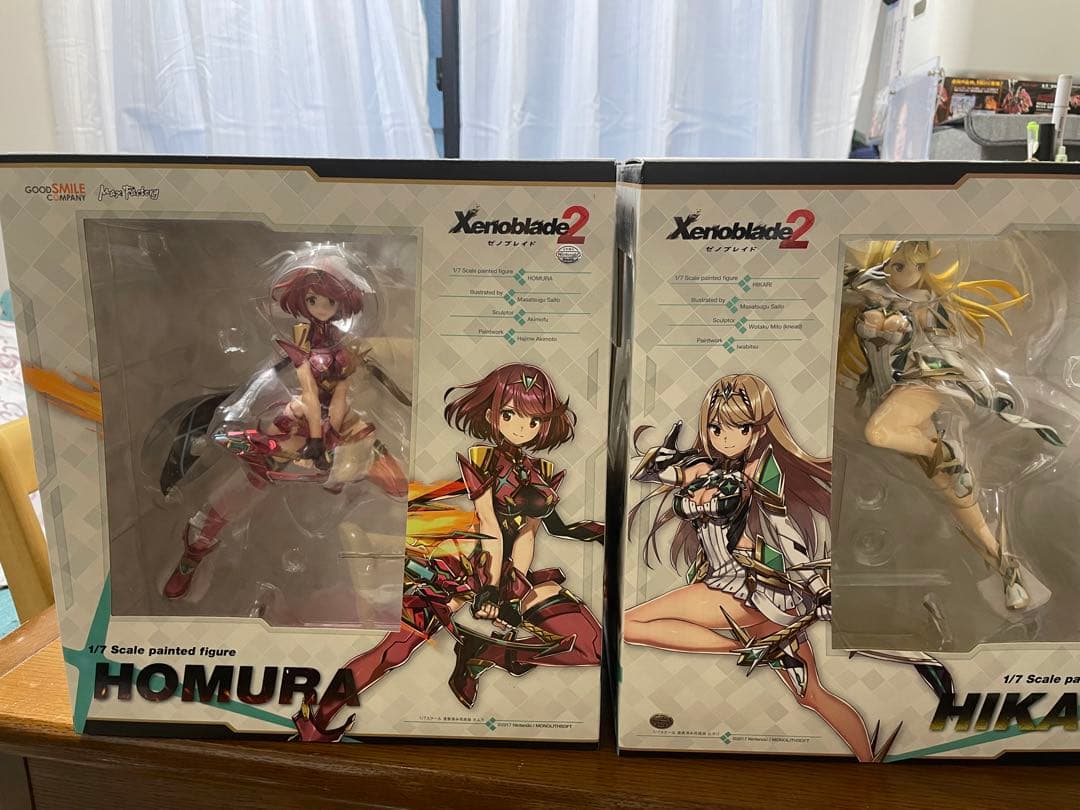 ゼノブレイド2 ヒカリ ホムラ フィギュア セット