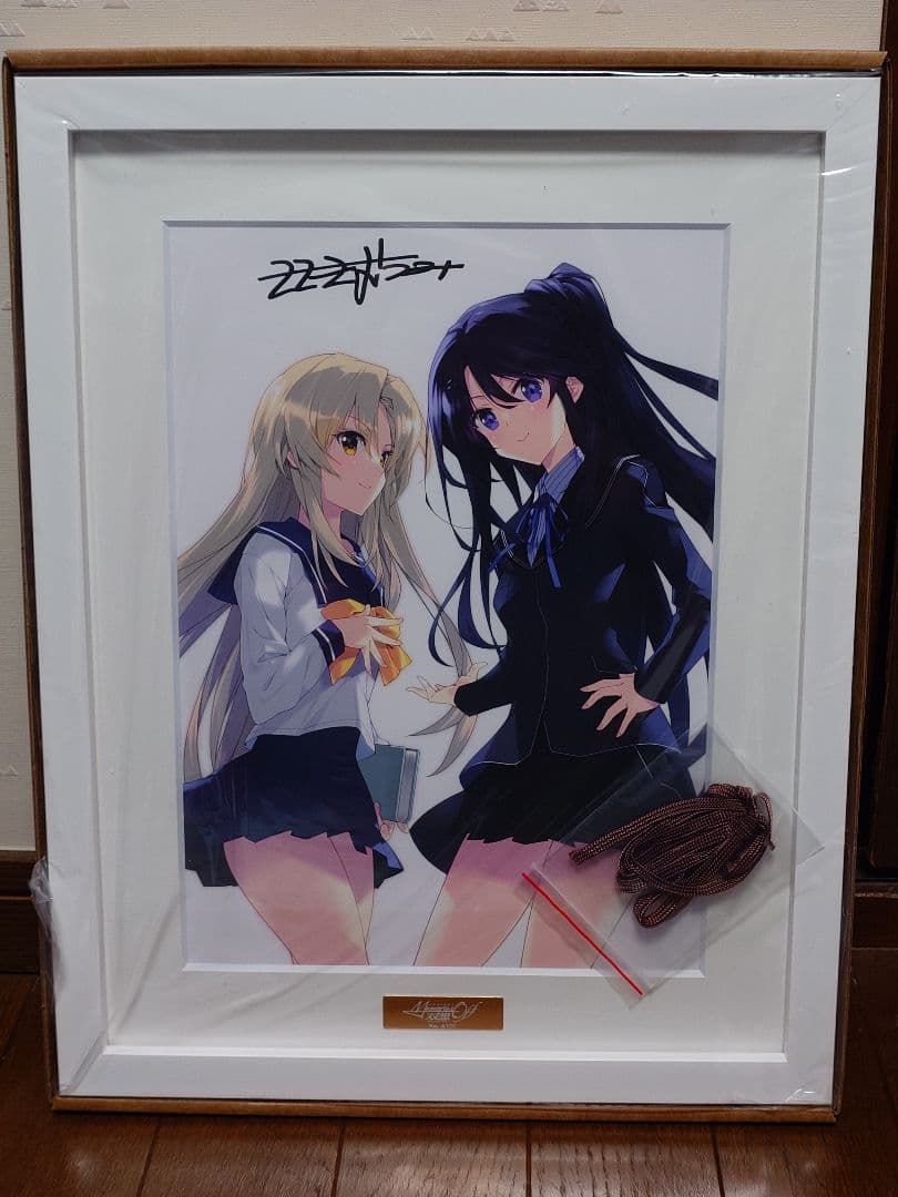 メモリーズオフ 双想　描き下ろしキャラファイングラフ　双海詩音＆洲宮紗絵