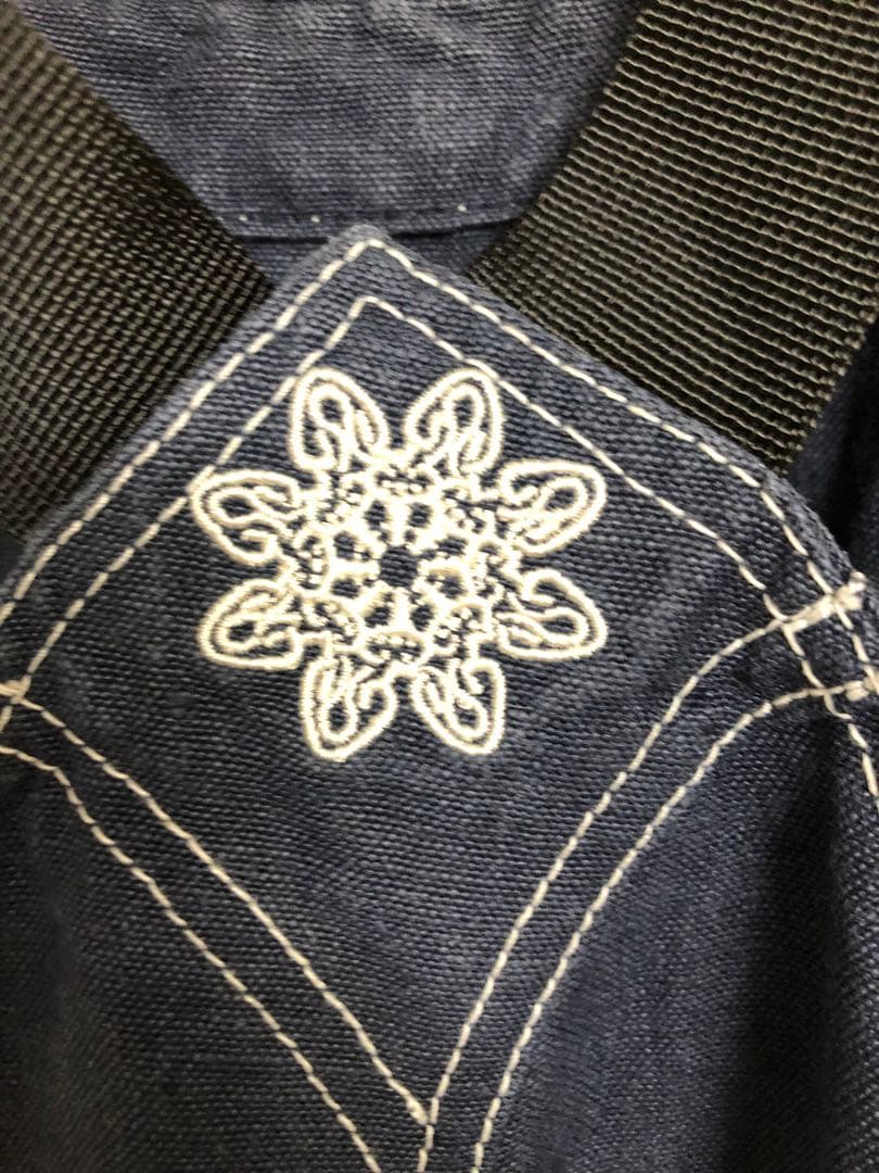 TOKYOHEMPCONNECTION HEMPオーバーオール ネイビー L GOHEMP（ゴーヘンプ） TUBE VENDOR ALL PANTS デニム チューブベンダー