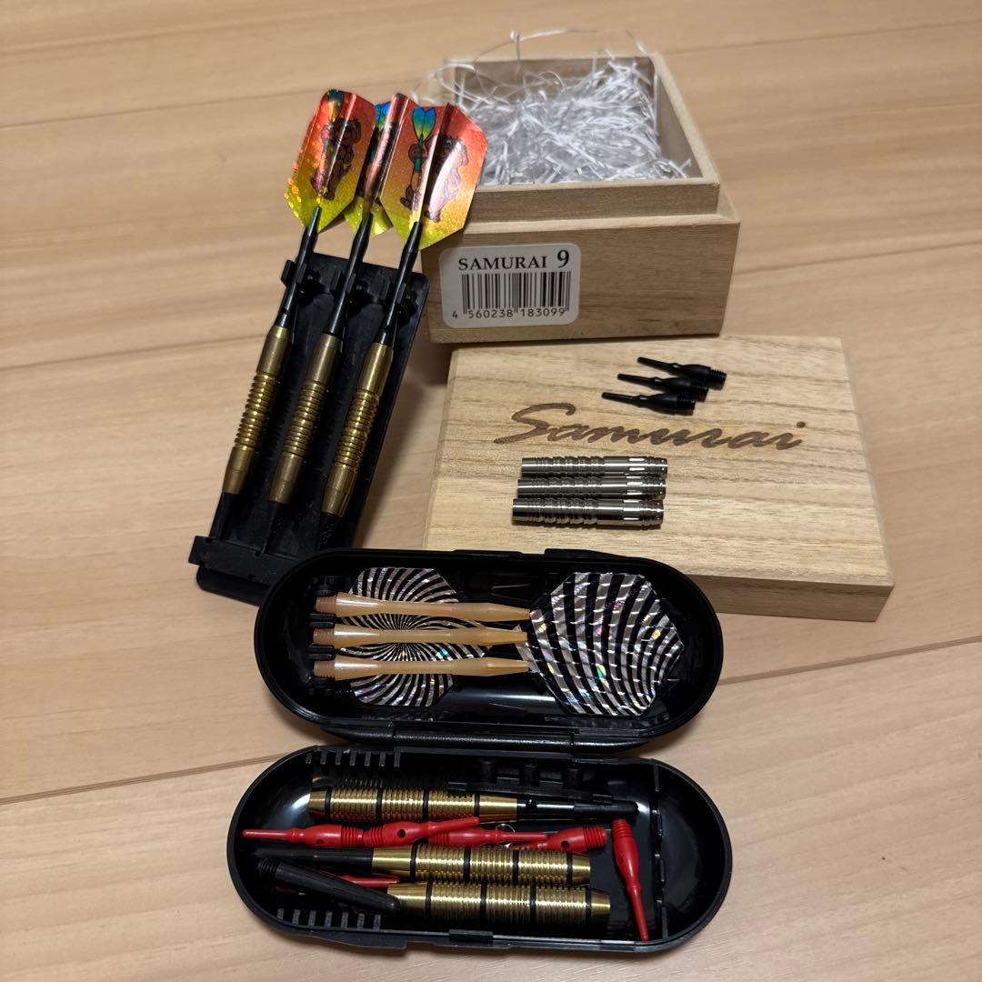 最終値下げ！SAMURAI 9 ダーツセット UNICORNケース付き