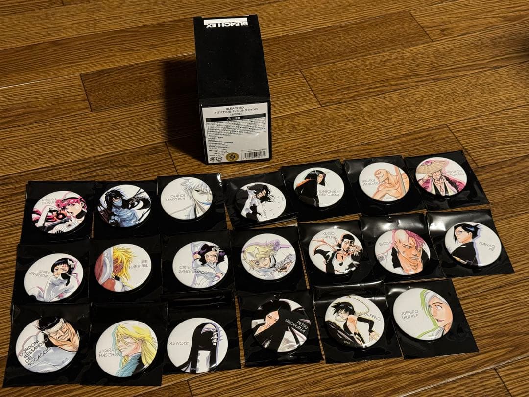 BLEACH EX 原画展 オリジナル缶バッジ コレクション 全20種セット