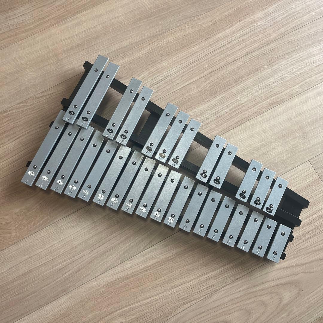 鉄琴 折り畳み30音収納ケース付きグロッケンシュピール - メルカリ