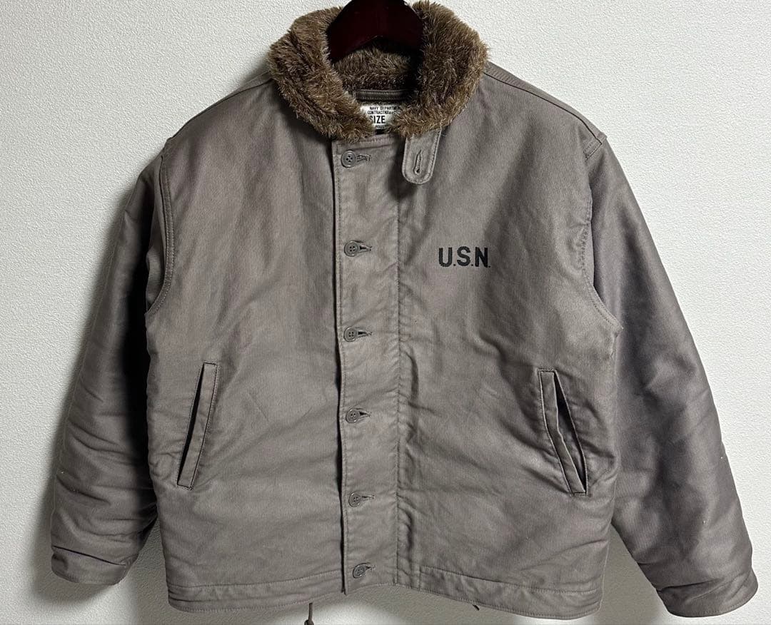 ヒューストン デッキジャケット N-1 裏ボア U.S.N NXsx65913