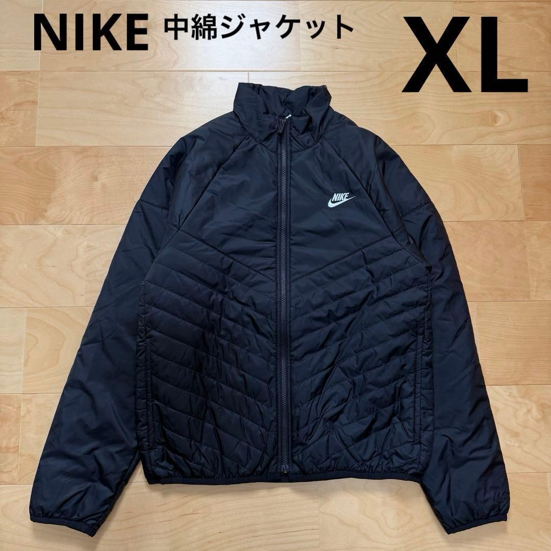 NIKE ナイキ　中綿ジャケット　メンズ　アウター　薄手　黒　ブラック　XL新品