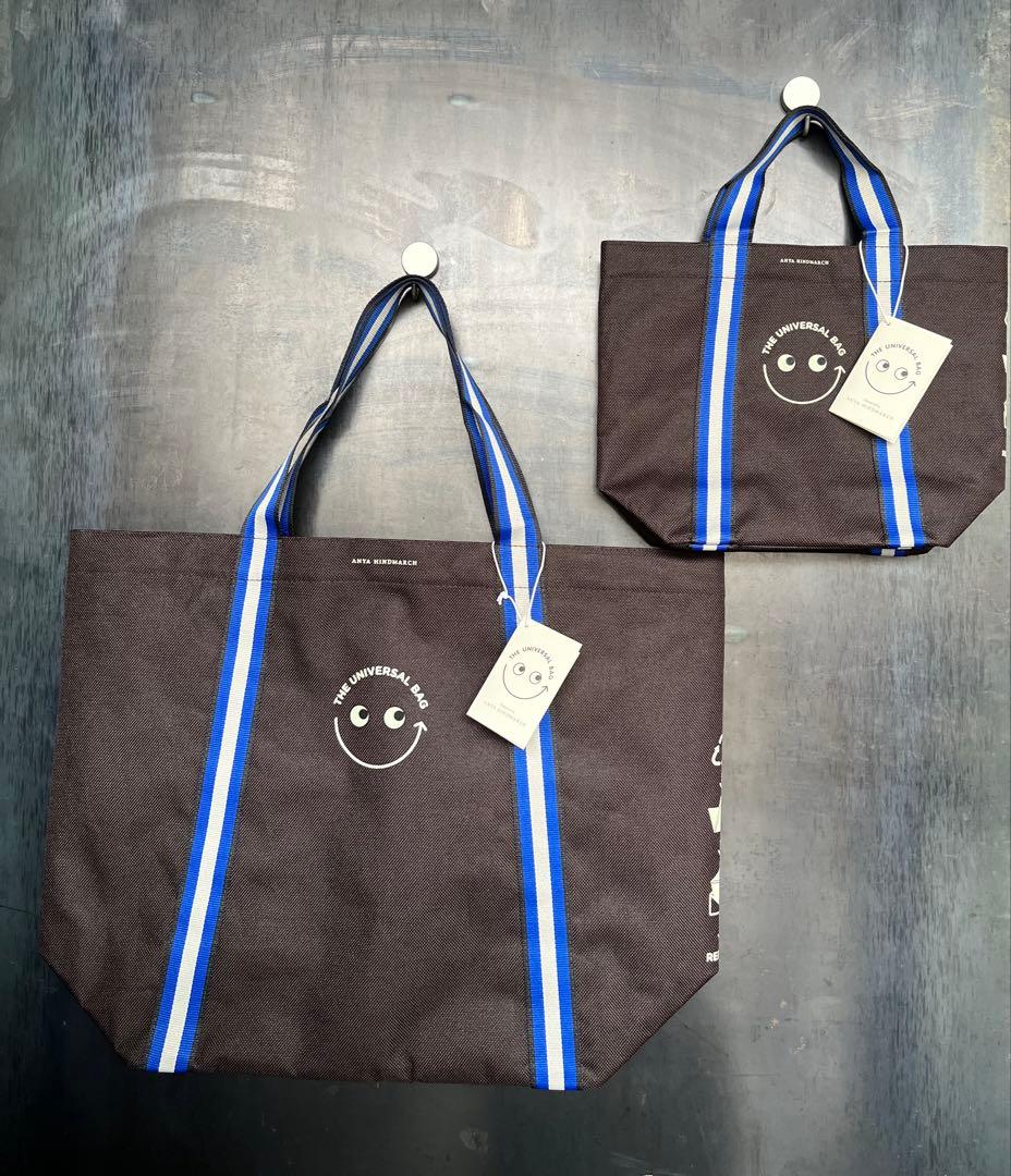 【折りたたまず発送】アニヤハインドマーチ　ユニバーサルバッグ　大小セット