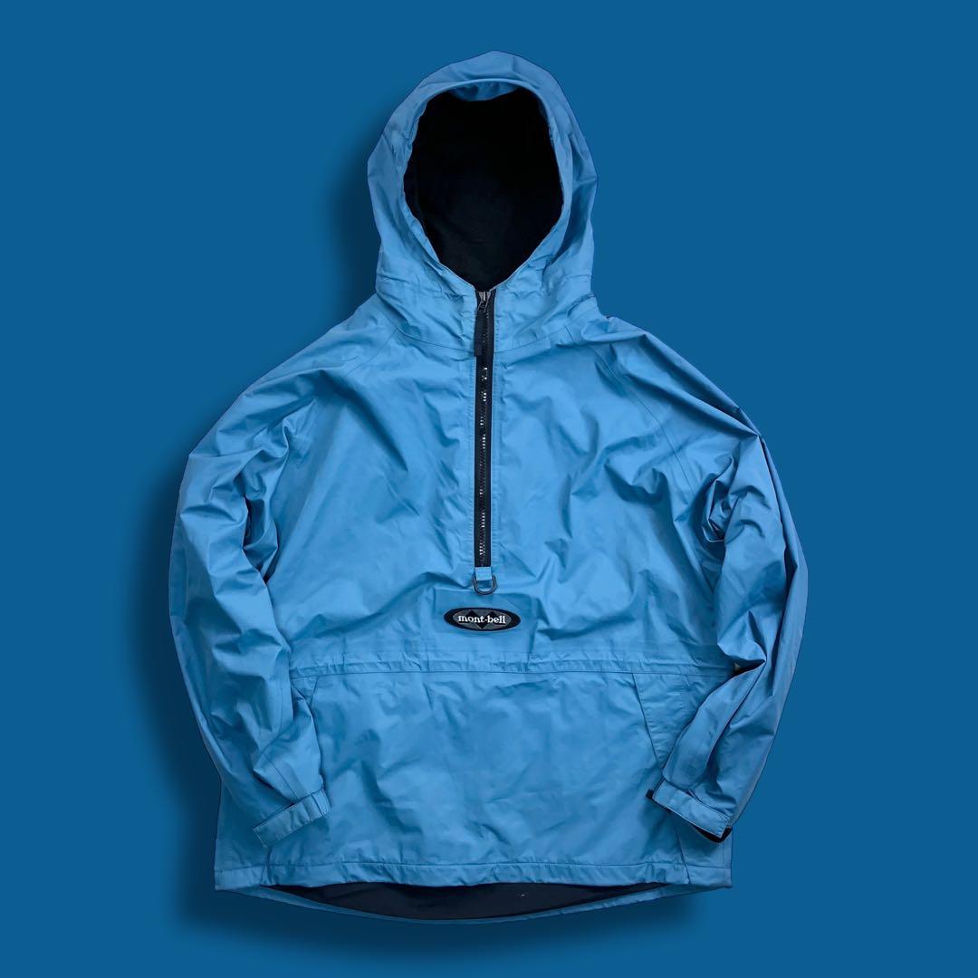 90s montbell モンベル ゴアテックスアノラックパーカー オーバルロゴ