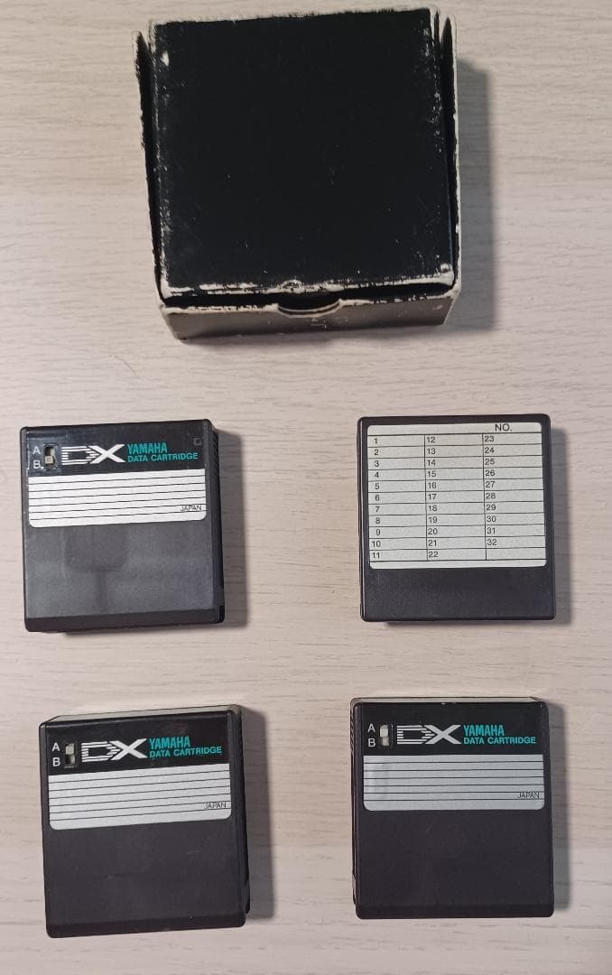 YAMAHA DX7 DATA データカートリッジ 4個 まとめ売り - メルカリ