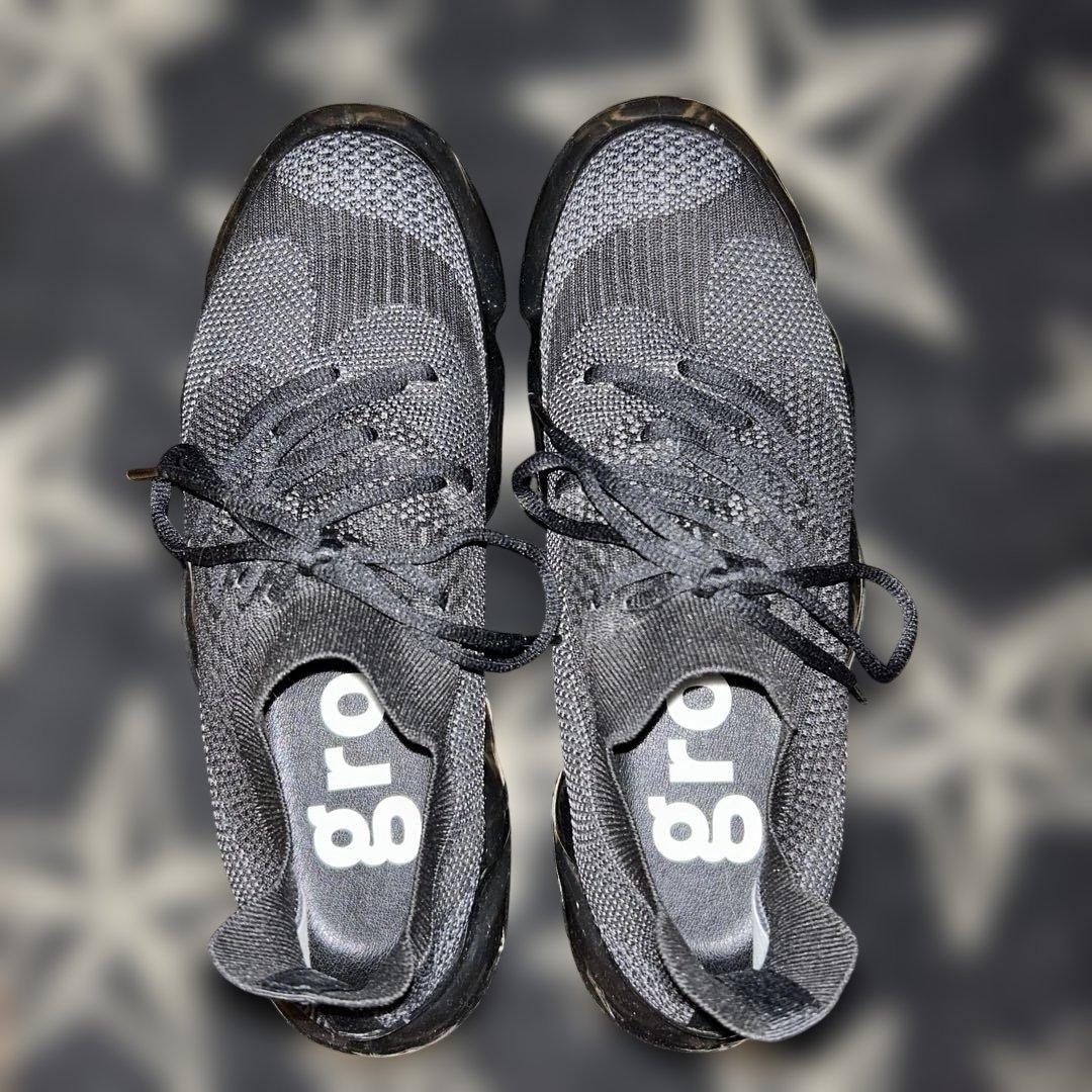 靴 grounds MOOPIE BLACK GRAY / BLACK