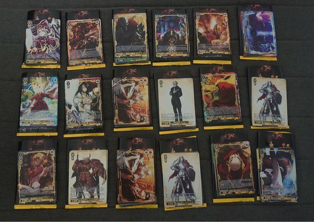 ヴァイスシュヴァルツ オーバーロード原作 開封済み3BOX