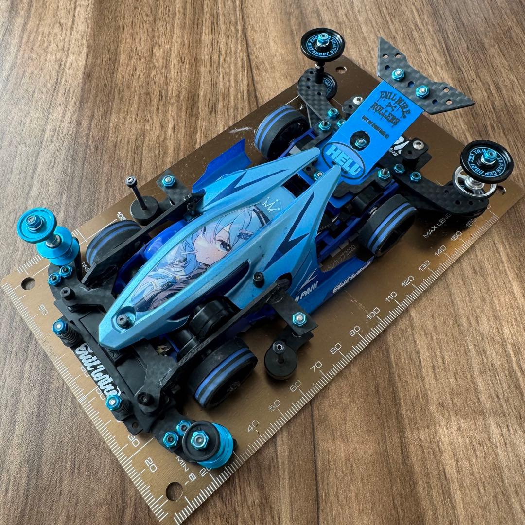 ミニ四駆 FM-A デュアルリッジJr. ポリカ 完成品 痛車 - メルカリ