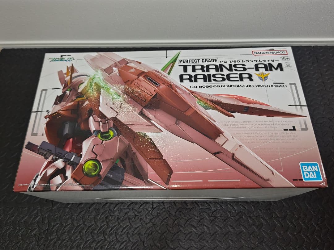 新品未使用 PG ＧＮ-００００トランザムライザー ガンダム00 PTM]1/60 PG GN-0000+GNR-010 トランザムライザー クリアカラーボディ