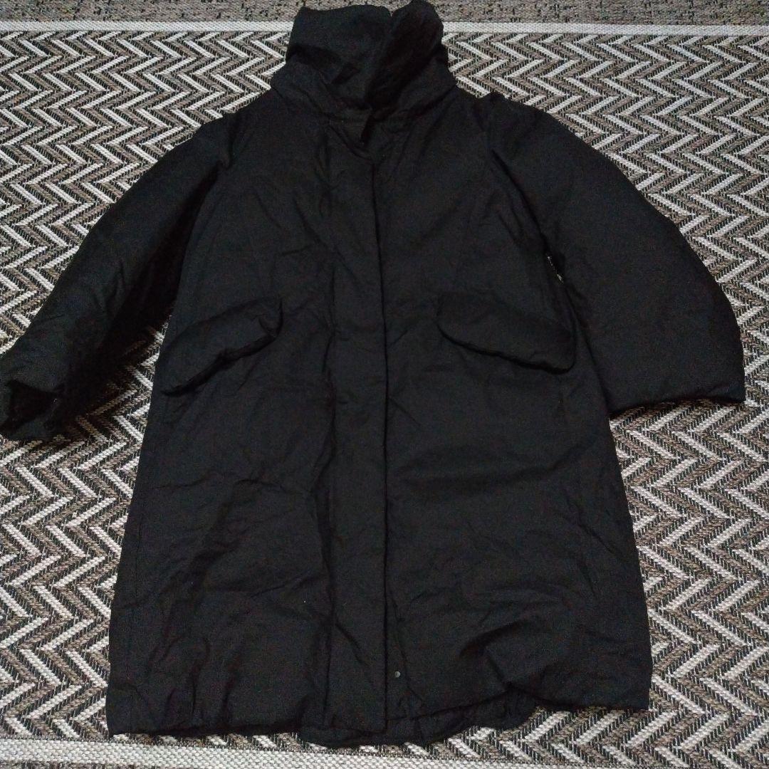 ユニクロ プラスJ ジルサンダーハイブリットダウンコート　ブラックS美品