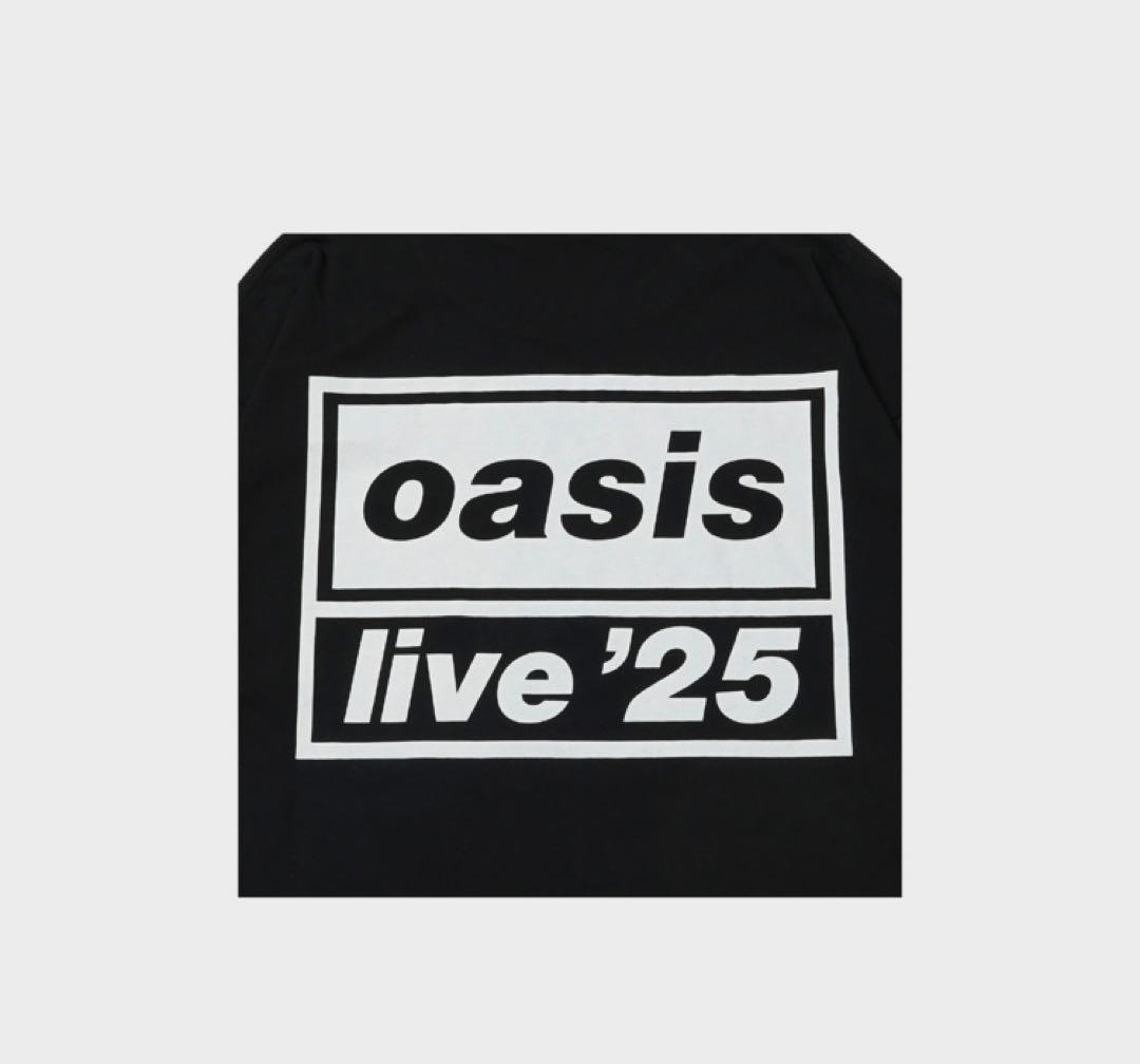 新品未使用】oasis live '25 ロングスリーブTシャツ ブラック - メルカリ