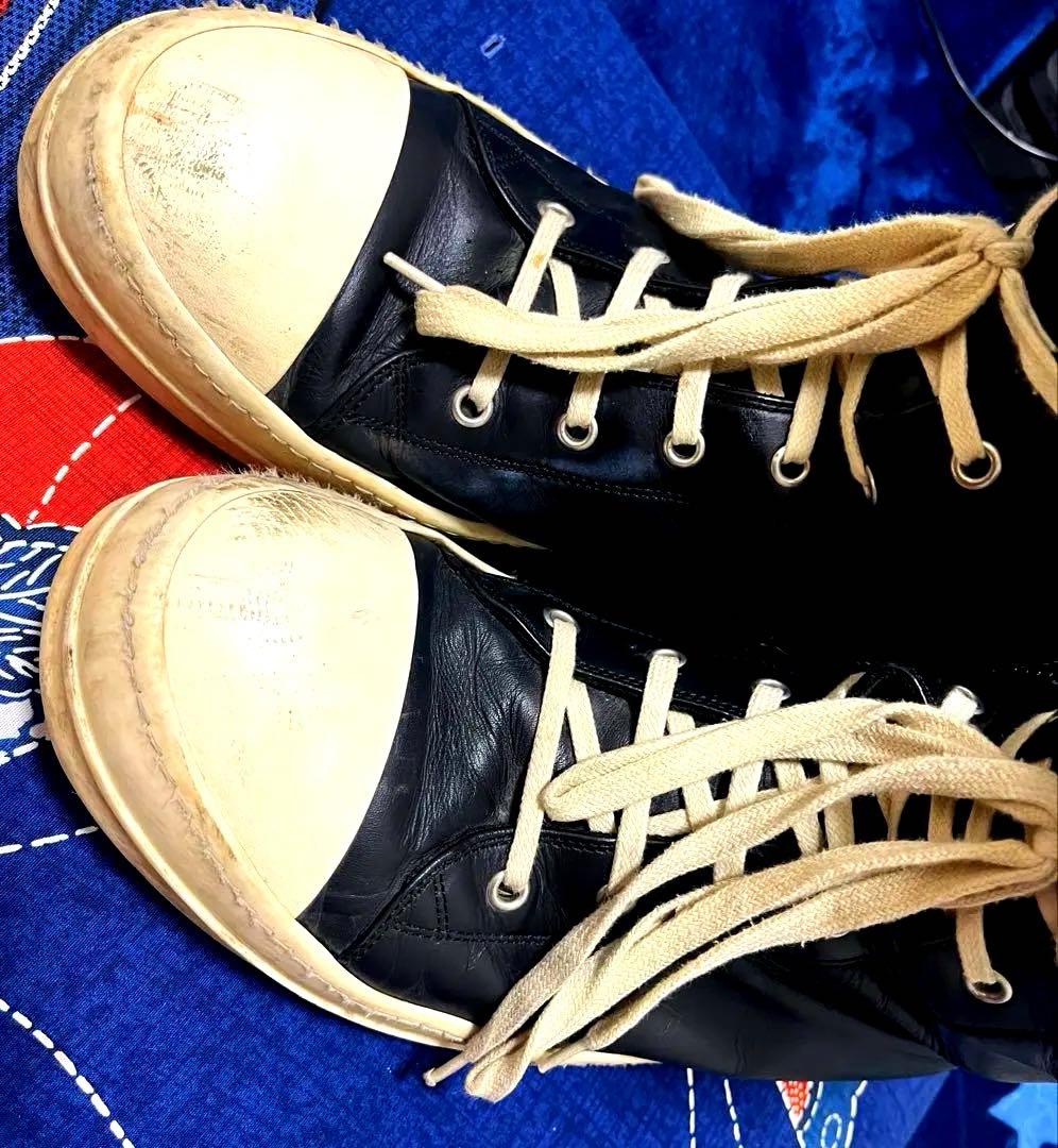 Rick Owens リックオウエンス レザー ハイカット RAMONES