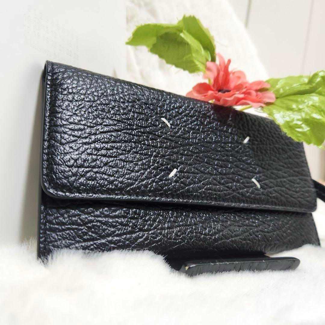 ✨新品未使用　正規品✨マルジェラ　長財布　ストラップ　カレンダー　ステッチ