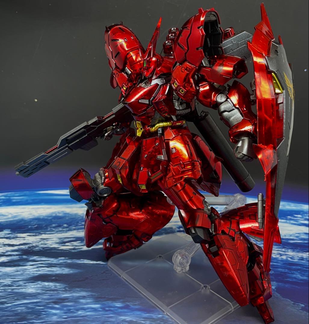 Y*A様 RG 1/144 ガンダムベース限定 サザビー メカニカルコアメッキ