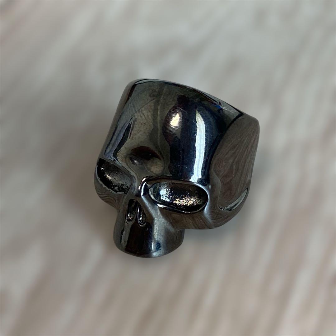 ナンバーナイン スカルリング ブラックコーティング キムタク着 - メルカリ