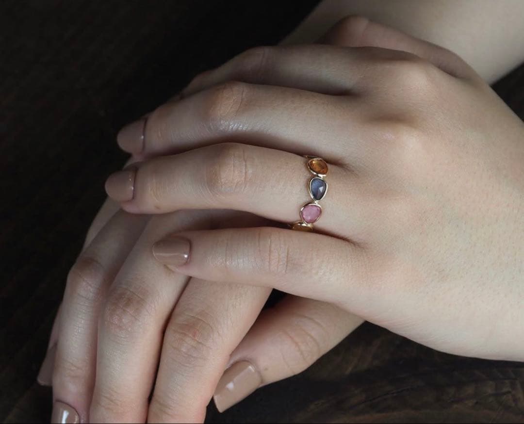 マルチサファイア リング 12号 パーセルジュエリー - メルカリ