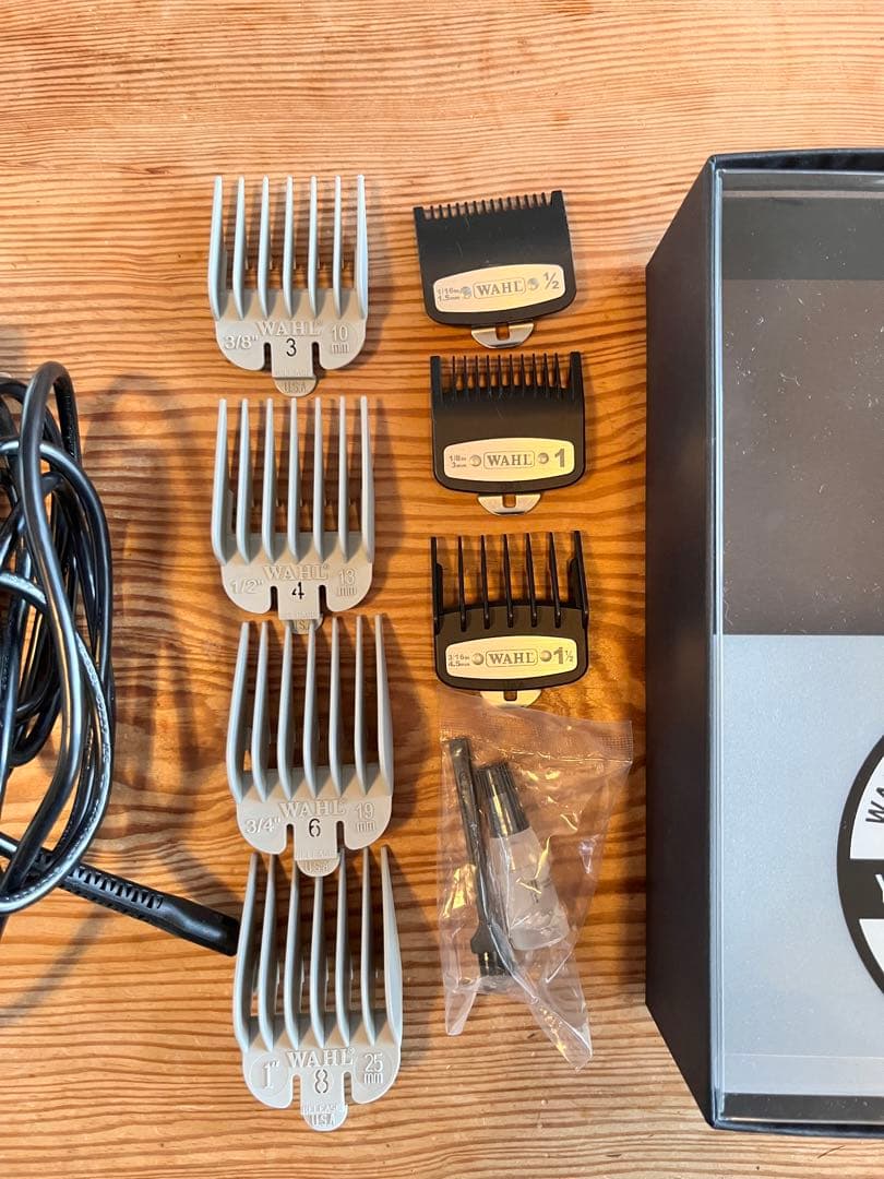 箱付 WAHL ウォール コードレスバリカン マジッククリップ フルメタル