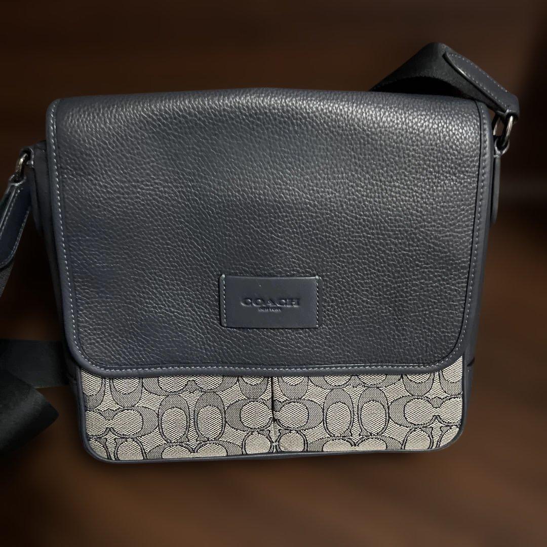 COACH ネイビー メッセンジャーバッグ COACH（コーチ） ショルダーバッグ メッセンジャーバッグ メンズ CY800