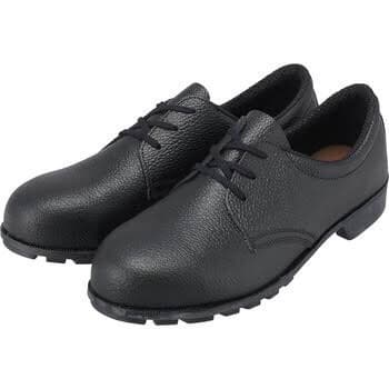 安全靴 黒 レースアップ 合成皮革