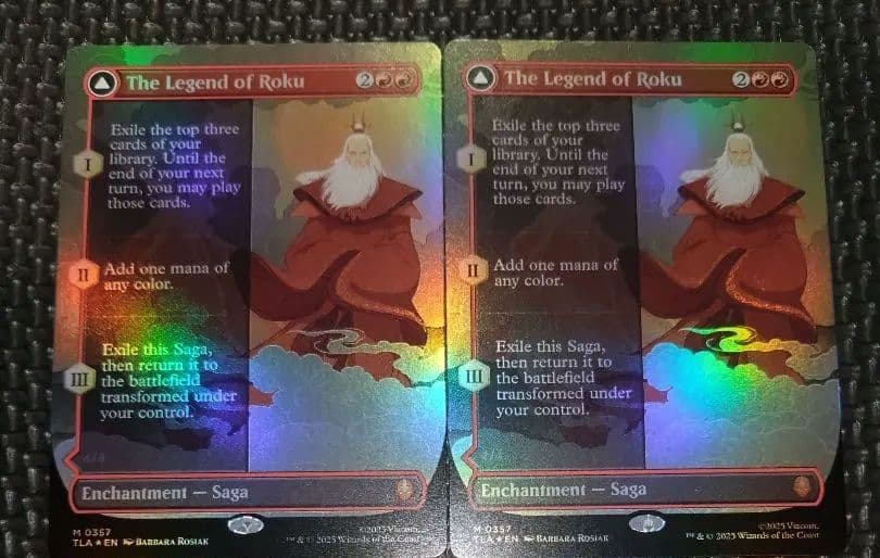 FOIL ロクの伝説 (全面アート版) 英語版　4枚 FOIL] ロクの伝説/The Legend of Roku (全面アート版) 【英語版】 [TLA