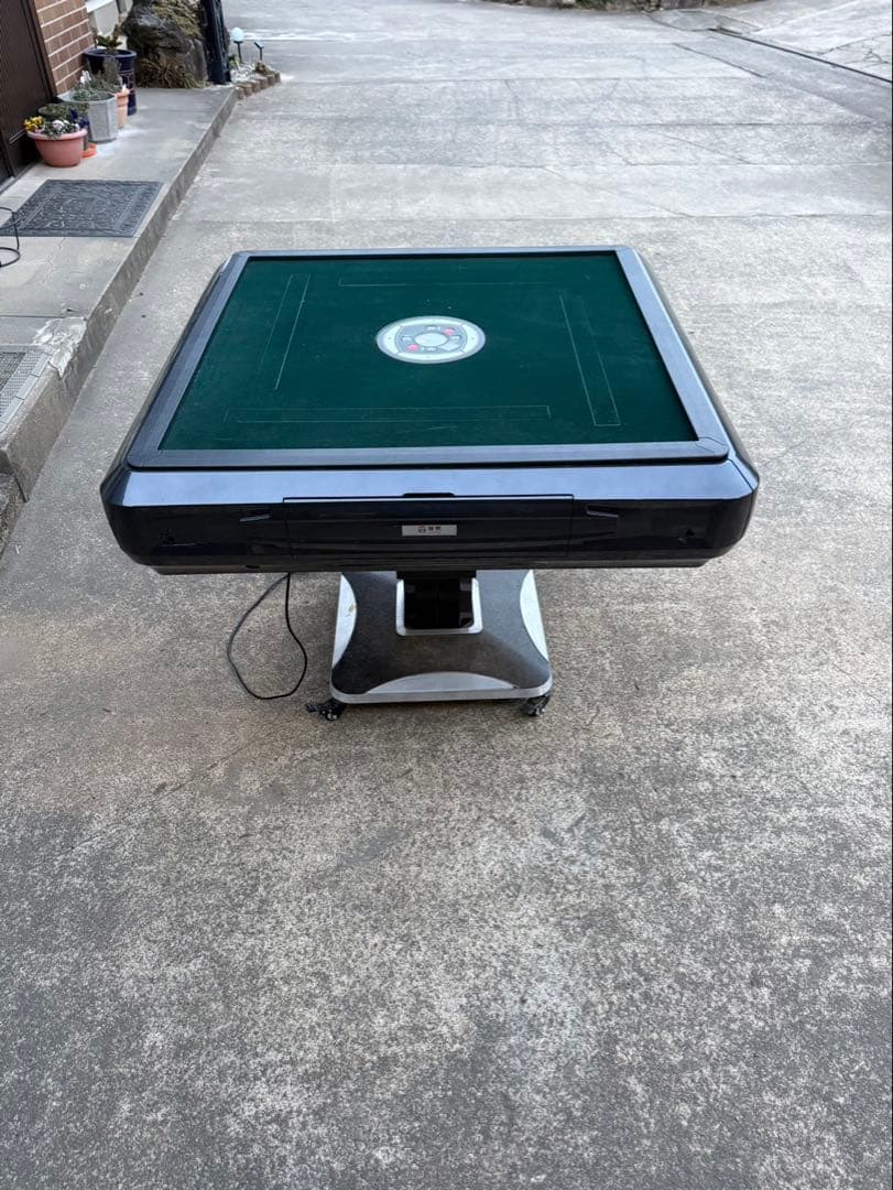 電子麻雀卓 大型 黒 楽天市場】全自動麻雀卓 折りたたみ式 マージャン卓 雀荘牌33ミリ牌×2