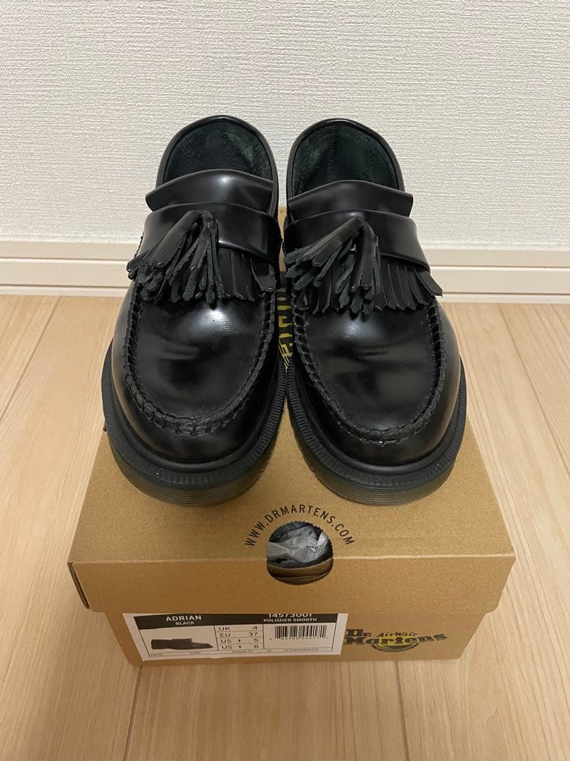 二葉さま専用　【Dr. Martens】Adrian ブラックローファー ドクターマーチン Dr.Martens 14573001 ローファー Adrian Black