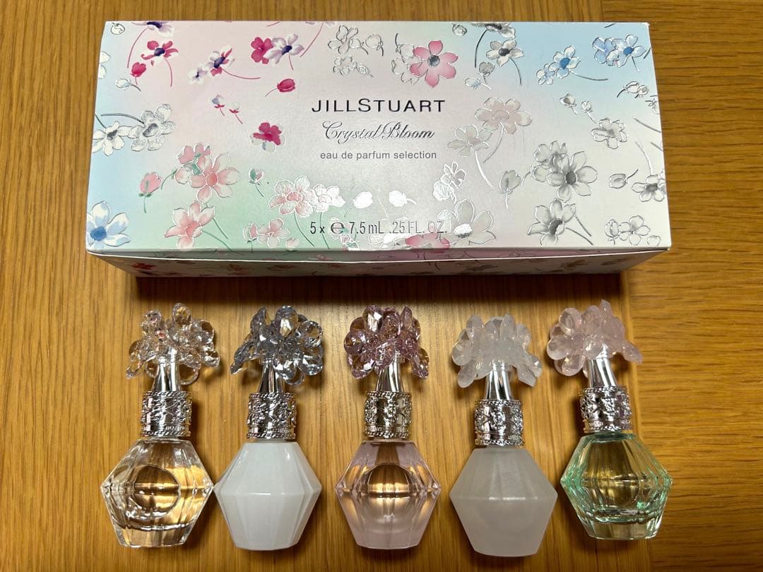 ジルスチュアート クリスタルブルーム　オードパルファムセレクション　5本