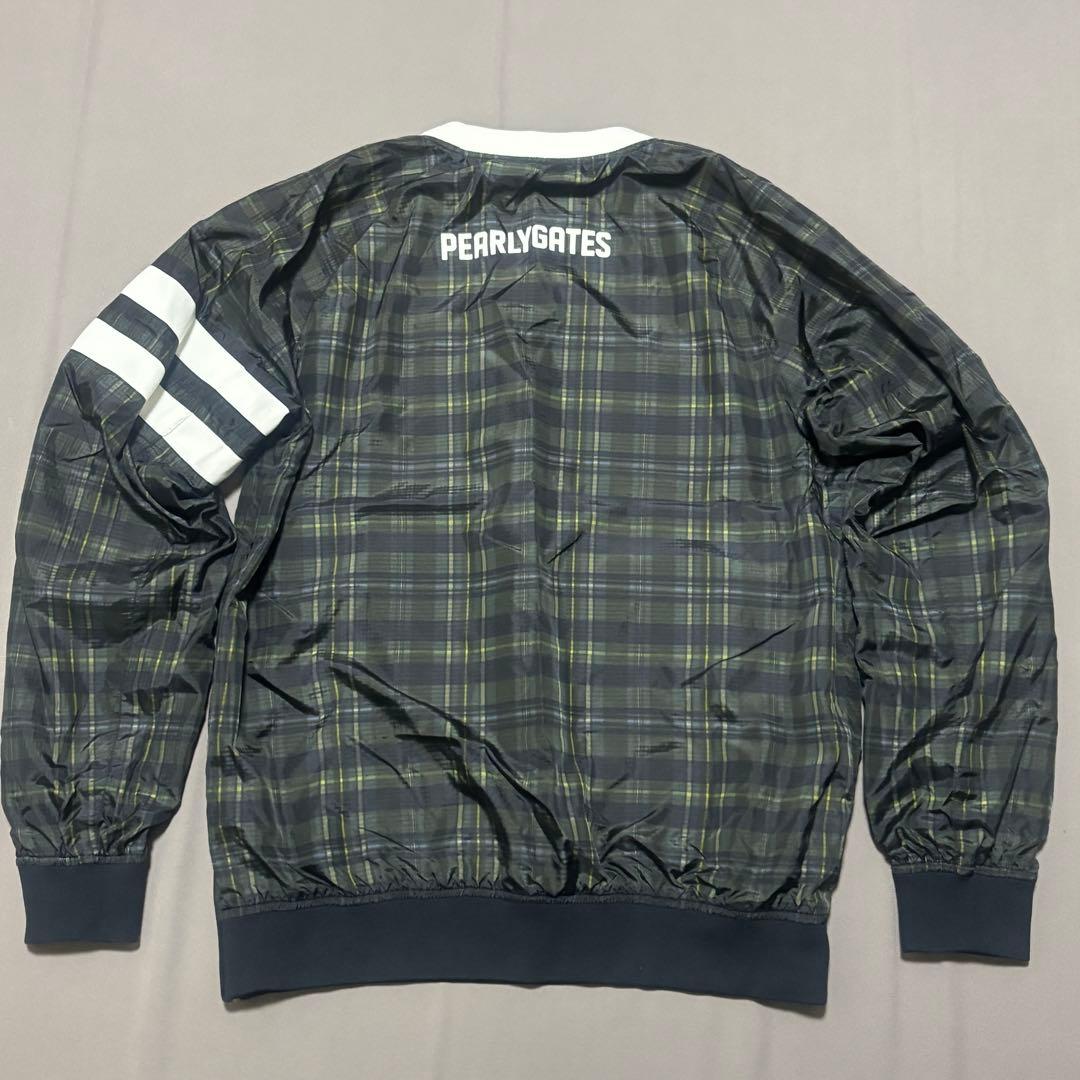 パーリーゲイツPEARLY GATES チェック柄総柄プルオーバースニード 5