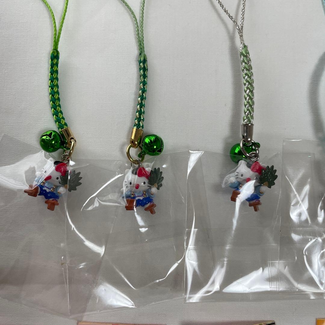 新品◇ハローキティ ご当地キティ 根付けストラップ 京都 17個セット