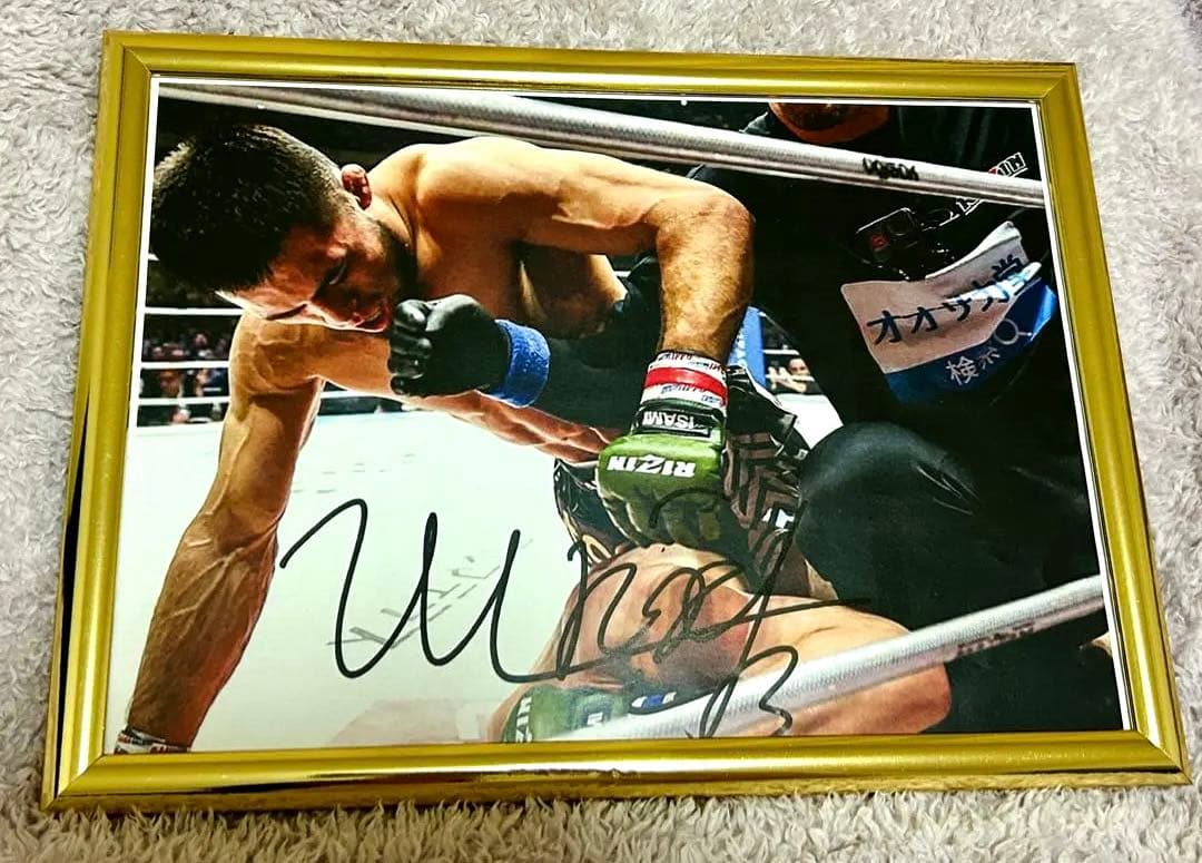 RIZIN シェイドゥラエフ 直筆サイン 師走の超強者祭り 朝倉未来 - メルカリ