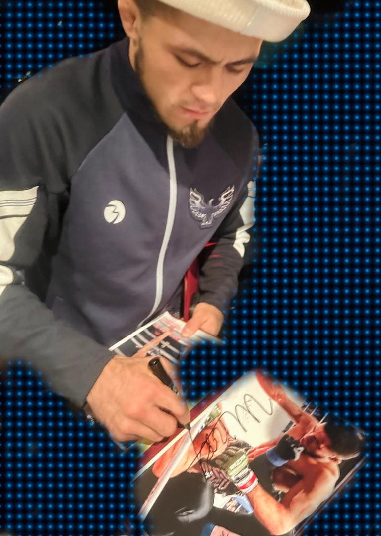 RIZIN シェイドゥラエフ 直筆サイン 師走の超強者祭り 朝倉未来 - メルカリ