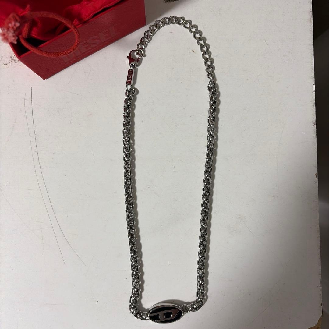 Dieselネックレスシルバー