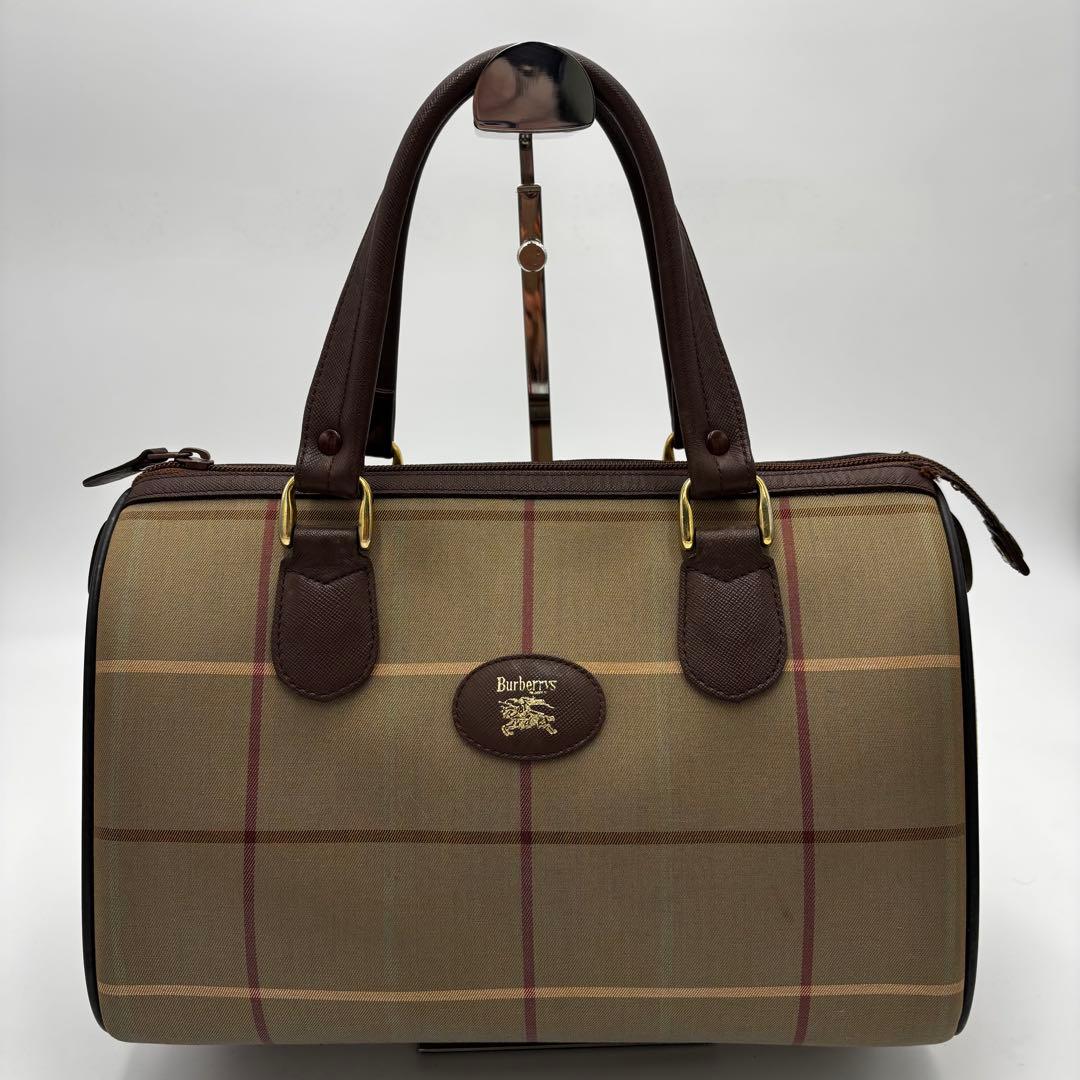 Burberrys バーバリーズ ミニボストンバッグ ヴィンテージ　玉虫色