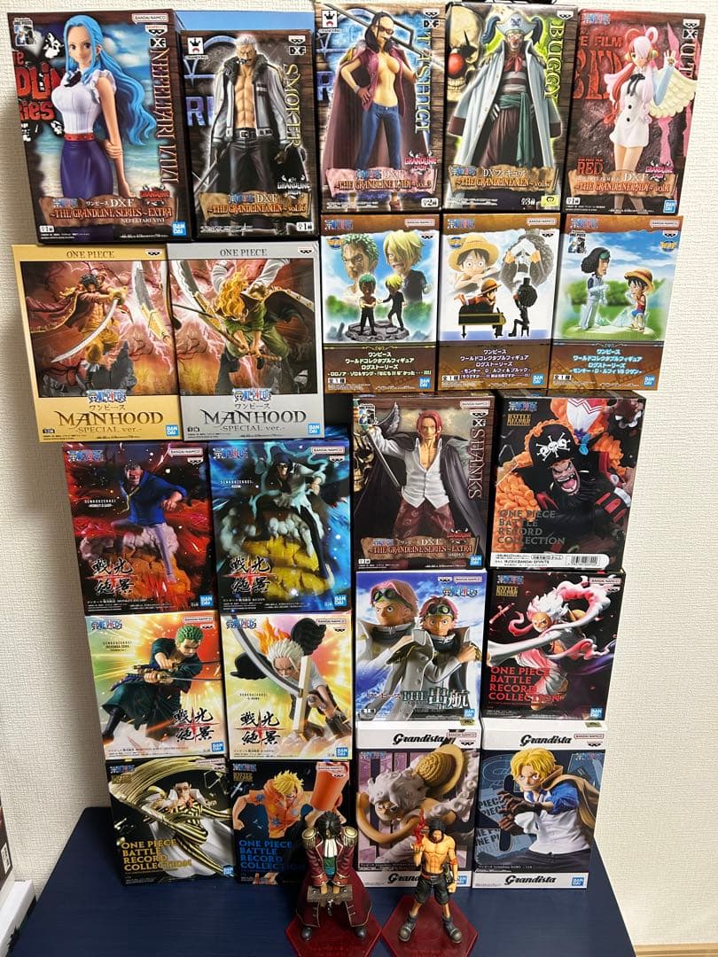 ワンピース　プライズ　フィギュア　まとめ売り24体　開封済み