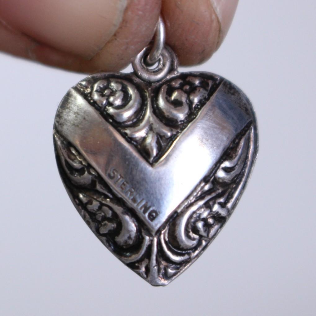 40s スウィートハートジュエリー アールデコ 両面 波 勝利