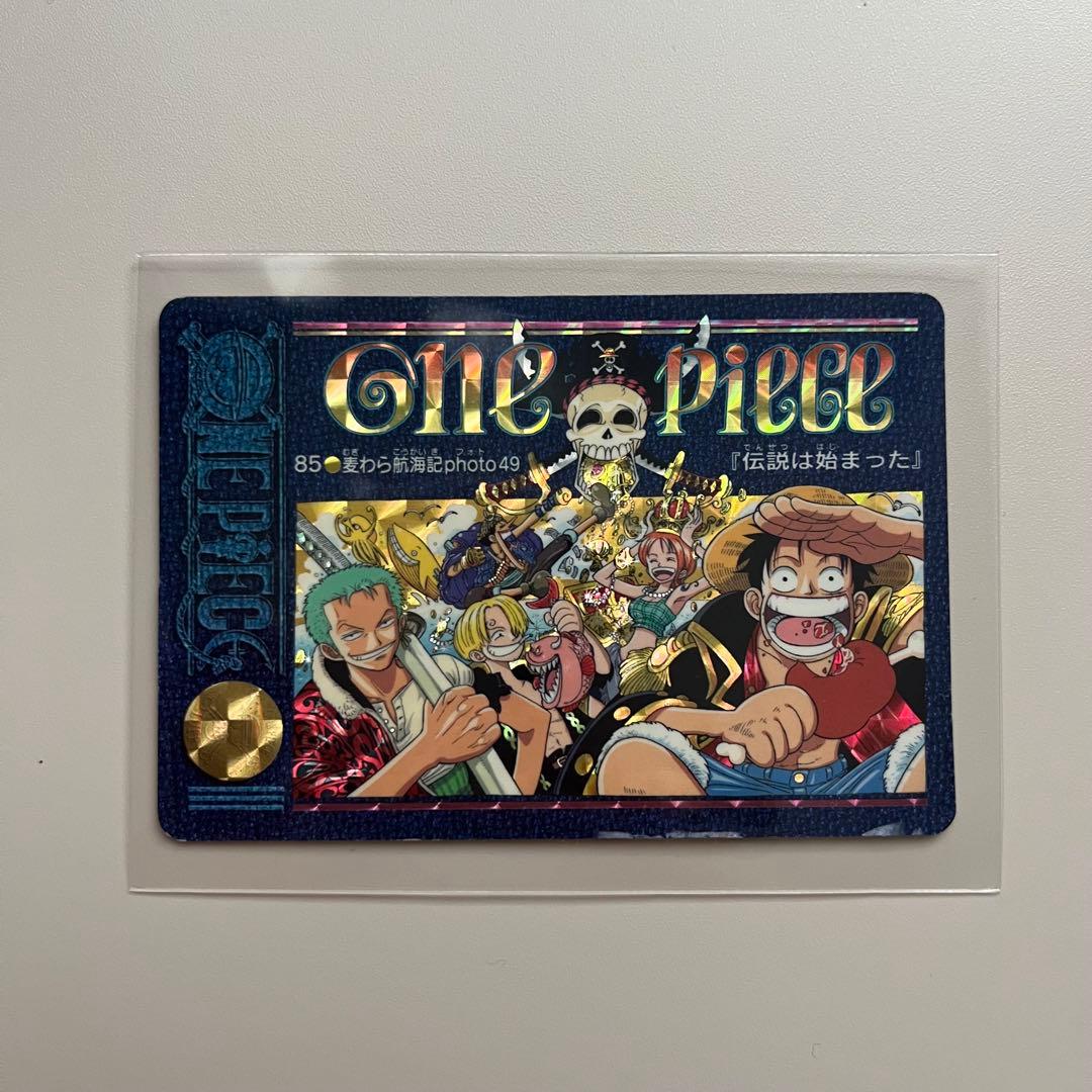 ワンピースカードダス　ビジュアルアドベンチャー　ルフィ海賊団 ワンピース カードダス C-E3 ルフィ海賊団 東の海の勝利者 F242 - メルカリ