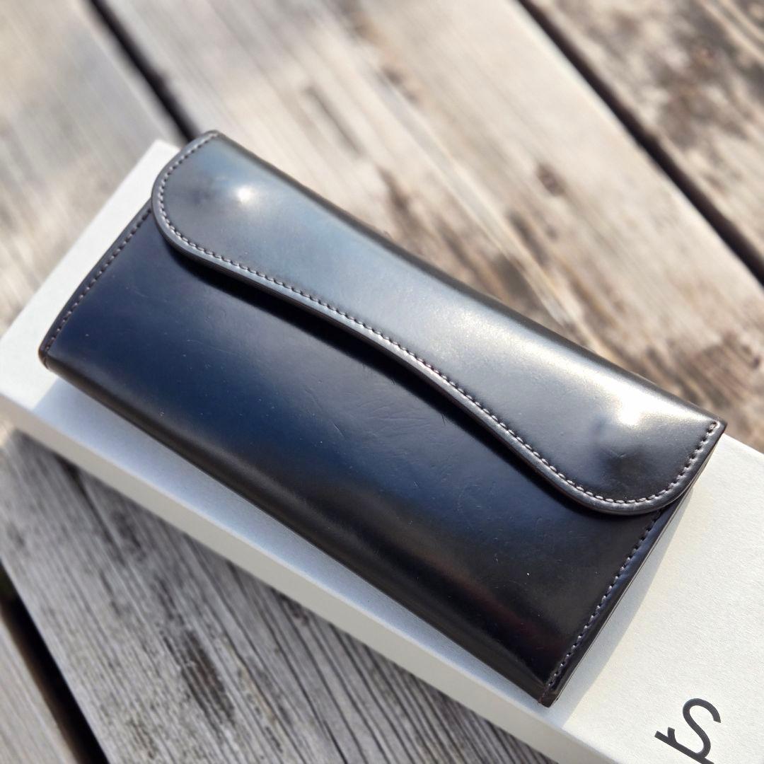 【良品】WILDSWNS WAVE ワイルドスワンズ シェルコードバン　黒